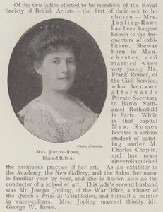 Mme Jopling-Rowe, élue RBA