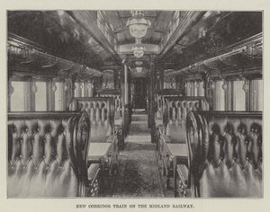 Nouveau train-couloir sur le Midland Railway - English Photographer