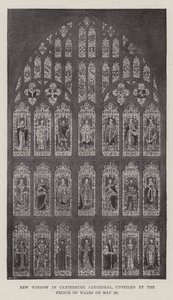 Nouvelle fenêtre dans la cathédrale de Canterbury, dévoilée par le Prince de Galles le 29 mai - English Photographer