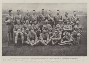 Officiers du Cinquième de Combat (Northumberland Fusiliers), capturés par les Boers à Magaliesberg le 13 décembre - English Photographer