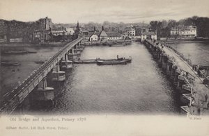 Vieux pont et aqueduc, Putney, 1878 - English Photographer