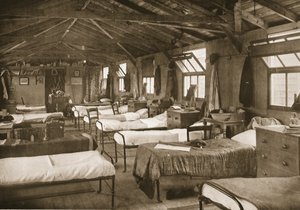 Une des chambres, Donington Hall, illustration de Prisonniers allemands en Grande-Bretagne