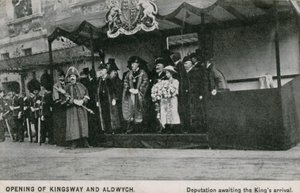 Ouverture de Kingsway et Aldwych