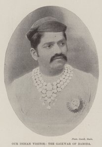 Notre visiteur indien, le Gaikwar de Baroda - English Photographer