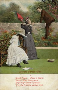 Par-dessus le mur du jardin