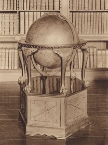 Oxford : Oriel College, un globe du XVIIIe siècle dans la bibliothèque - English Photographer