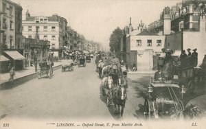 Oxford Street, Est depuis Marble Arch - English Photographer
