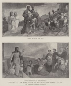 Tableaux de Sir John Leslie dans la chapelle de l