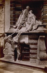 Carte postale avec une image du monument à Lady Elizabeth Nightingale - English Photographer