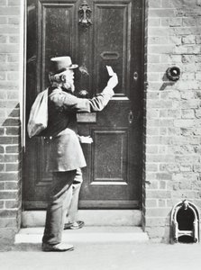 Facteur à King William Walk, Greenwich, 1885