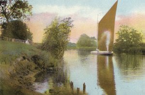 Postwick Reach, Whitlingham, près de Norwich