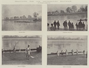Entraînement pour la course de bateaux des universités - English Photographer