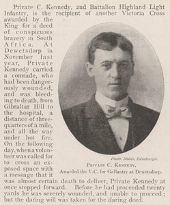 Soldat C Kennedy, décoré de la VC pour bravoure à Dewetsdorp - English Photographer