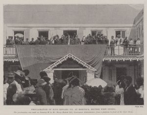 Proclamation du Roi Édouard VII à la Dominique, Antilles Britanniques