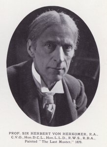 Hommes éminents de Londres : Prof Sir Herbert Von Herkomer - English Photographer