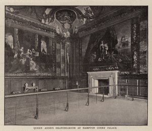 Le salon de la reine Anne au palais de Hampton Court