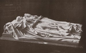 Figures allongées de la reine Victoria et du prince consort dans le mausolée de Frogmore - English Photographer