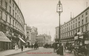 Regent Street, Londres, montrant le Café Royal - English Photographer