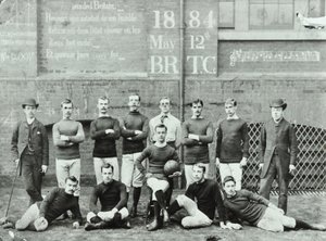 École de Rosendale Road: équipe de football, 1884