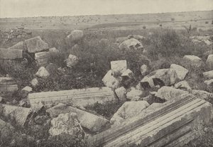 Ruines de la synagogue à Capharnaüm, où le Christ a guéri l