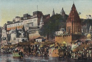 Scène sur le Gange, Bénarès