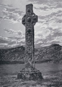 Écosse : Croix de Saint-Martin, Iona (photo n/b) - English Photographer