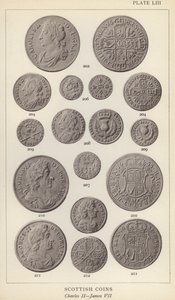 Pièces de monnaie écossaises, Charles II, James VII - English Photographer