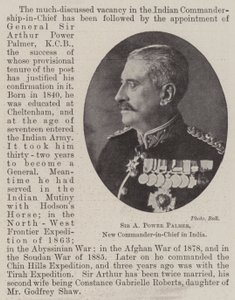 Sir A Power Palmer, nouveau commandant en chef en Inde - English Photographer