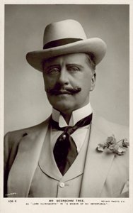 Sir Herbert Beerbohm Tree, acteur anglais - English Photographer
