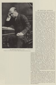 Sir Hercules Robinson, GCMG, gouverneur de la colonie du Cap et haut-commissaire impérial pour l