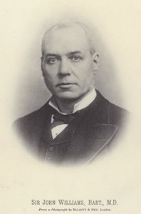 Sir John Williams, Baronet, MD (photo n/b)