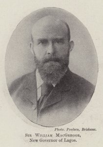 Sir William MacGregor, nouveau gouverneur de Lagos - English Photographer