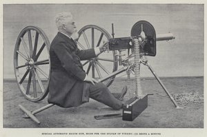Fusil automatique spécial Maxim, fabriqué pour le sultan de Turquie, 770 coups par minute - English Photographer