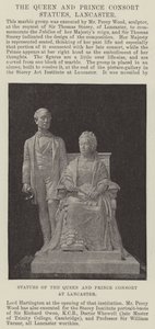 Statues de la reine et du prince consort à Lancaster - English Photographer