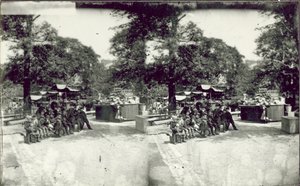 Image stéréoscopique des étals de St Jamess Park - English Photographer