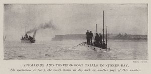 Essais de sous-marins et de torpilleurs dans la baie de Stokes - English Photographer