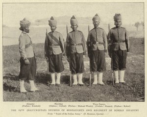 Le 24e (Baloutchistan) régiment de Bombay de la duchesse de Connaught - English Photographer