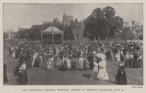 Les jardins Alexandra, Windsor, ouverts par la princesse Christian, 15 juillet - English Photographer