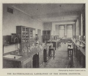 Le laboratoire bactériologique de l