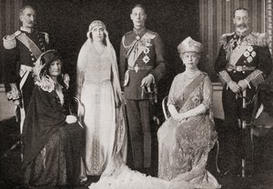 La famille royale britannique au mariage du duc et de la duchesse d