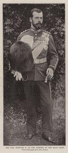 Le tsar Nicolas II en uniforme des Scots Greys - English Photographer