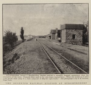 La gare abandonnée de Burghersdorp