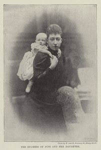 La duchesse de Fife et sa fille