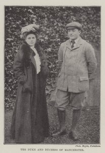 Le duc et la duchesse de Manchester
