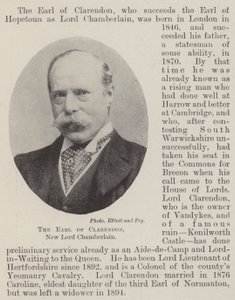 Le comte de Clarendon, nouveau Lord Chambellan