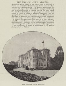 Le club anglais, Alger