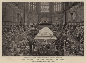 Les funérailles de la duchesse de Teck