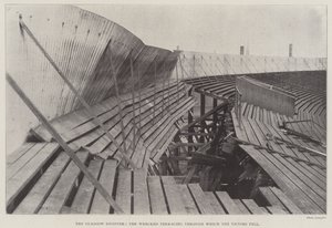 La catastrophe de Glasgow, la terrasse détruite à travers laquelle les victimes sont tombées - English Photographer