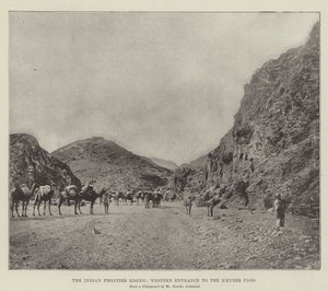 Le soulèvement de la frontière indienne, entrée ouest du col de Khyber