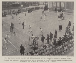 Le tournoi international de badminton au Crystal Palace, 19-20 mars